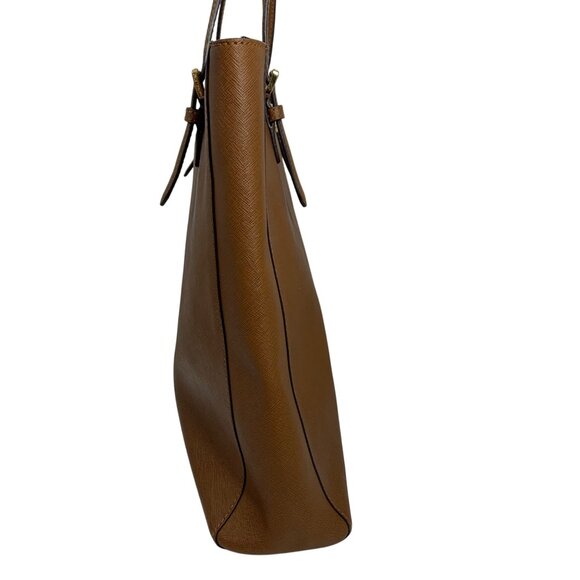 MK Michael Kors Jet Set Travel Large Saffiano Leather North/South Tote Handbag - Picture 4 of 11